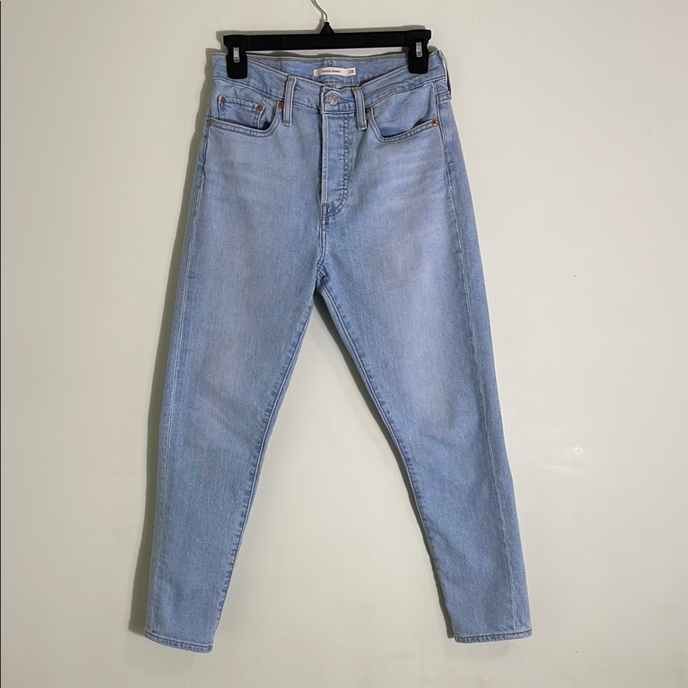 Levi's Blue Ankle Cropped Jeans